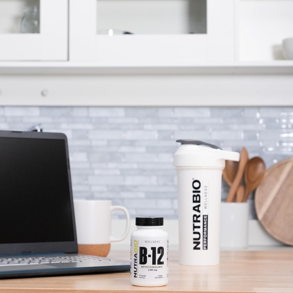 NutraBio Methyl B-12 Vitamin Supplement, 2000mcg – Promotes Cellular Health and Wellness, 90 Vegetable Capsules 5