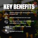 BARE PERFORMANCE NUTRITION BPN Electrolytes Go Packs Hydration Drink Mix | Sugar Free Electrolyte Powder | 500mg Sodium per Serving | Naturally Sweetened | Salted Watermelon, 30 Servings 4