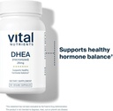 Vital Nutrients DHEA 25mg | Vegan Micronized DHEA Supplement for Women & Men | Supports Hormone Balance | Supports Healthy Metabolism of Sugar & Minerals | Gluten, Dairy, Soy Free | 60 Capsules 6