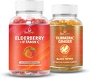 BeLive Elderberry Vitamin C + Turmeric Bundle for Immune Support, Mobility Support, Healthy Bones & Teeth 2