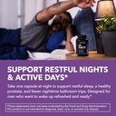 Saw Palmetto PM for Men with Melatonin 3mg - Night Time Prostate Health Supplement for Bladder and Sleep Support - Reduce Urinary Frequency - 100 Count - Vegan, Non-GMO Capsules - Over 3 Month Supply 5