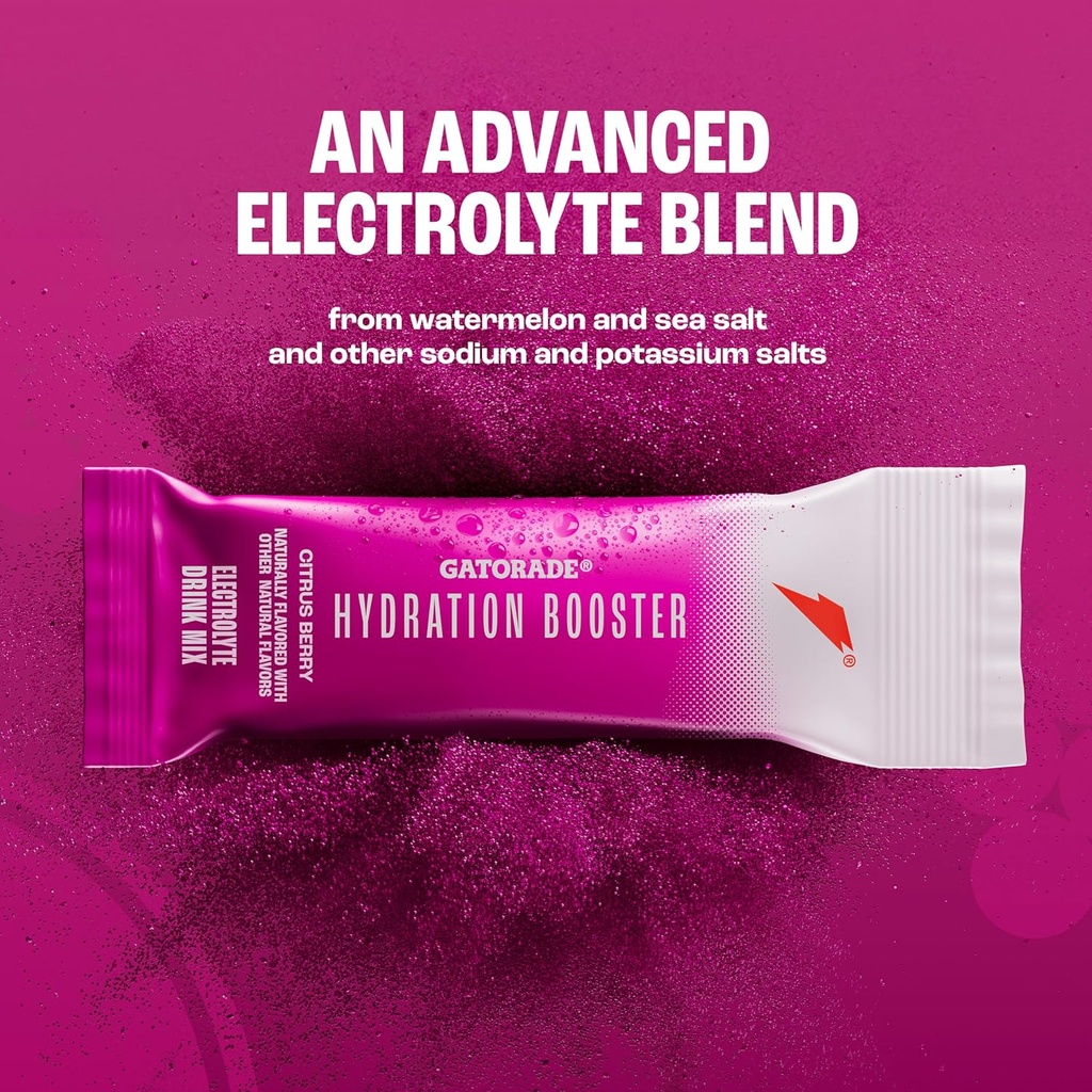 Gatorade Hydration Booster - All 3 Flavors (Strawberry Watermelon, Tropical Mango, Citrus Berry) 5