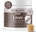 Fera Pets Liver Supplement for Dogs & Cats with Milk Thistle, Choline & Turmeric - Organic Botanicals - Enhances Liver Function, Immunity, Detoxification, & Metabolic Function - Powder - 60 Scoops 2