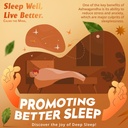 Natural Ashwagandha Capsules 1000mg Herbal Sleep Aid Supplement for Men & Women Adults, Helps Fight Stress Support Energy & Mood, Promote Mind Restfulness - 60 Vegan Capsule 4