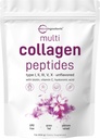 Micro Ingredients Multi Collagen Protein Powder 16oz & Magnesium Oxide 400mg Bundle Pack | Grass-Fed Collagen Peptides | Elemental Form for Max Concentration 3