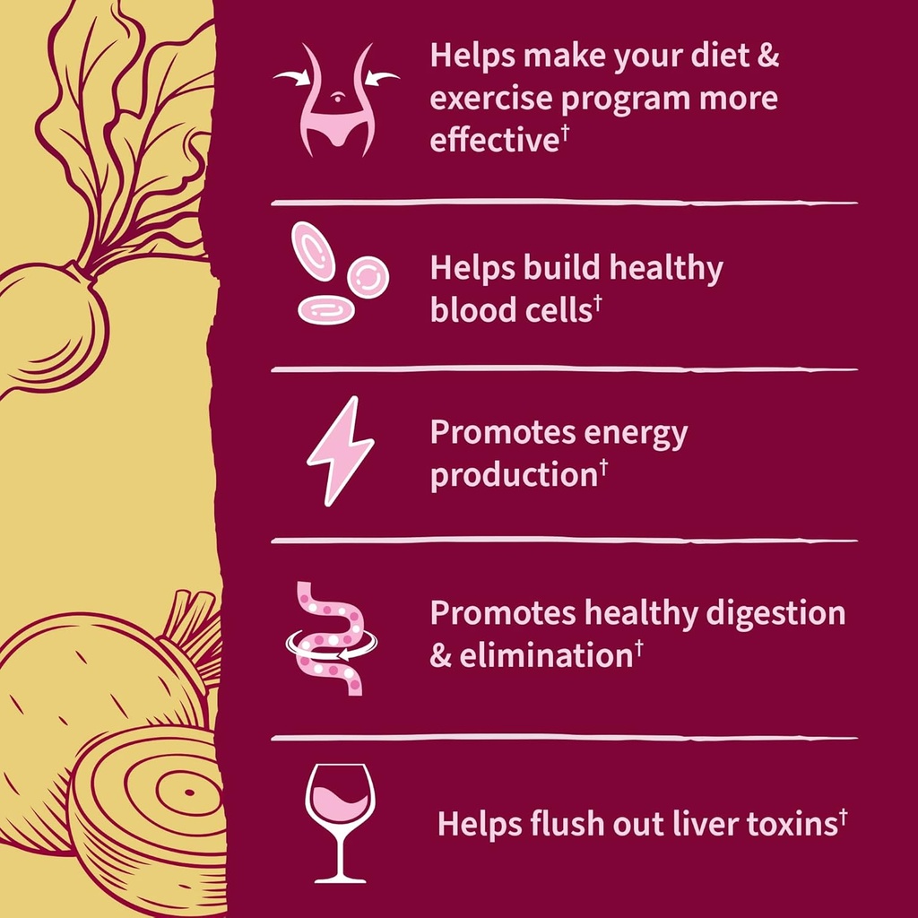 Garden of Life Organic Beet Root Powder with Antioxidants, Vitamin C, Probiotics & Apple Cider Vinegar for Digestive & Liver Health – Beets Detox – Vegan, Non GMO, Cranberry Pomegranate, 30 Servings 5