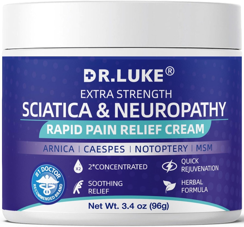 Neuropathy Nerve Relief Cream Nerve Pain Relief Cream, Pain Relief Cream for Sciatica, Joits, Knees, Backache and Muscles 2
