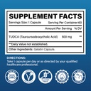 TUDCA 500mg Supplement, Liver and Gallbladder Support, Genuine Purified Bile Salts with Bitter Taste, Gluten Free, Non GMO - 60 Capsules 3