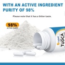 TUDCA 500mg Supplement, Liver and Gallbladder Support, Genuine Purified Bile Salts with Bitter Taste, Gluten Free, Non GMO - 60 Capsules 5