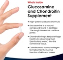 Glucosamine and Chondroitin MSM - High Strength Extra Absorbency Enriched with Vitamin C, Glucosamine Sulphate Chondroitin Sulphate, MSM, and Vitamin C Gluten-Free, GMP, 120 Food Supplement Tablets 3