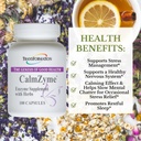 Transformation The Genesis of Good Health Enzymes CalmZyme Supplement with Enzymes & Herbal Blend, Maximize Digestion of Nutrients, Production of Energy & Aid in Immune Support, 100 Capsules 3