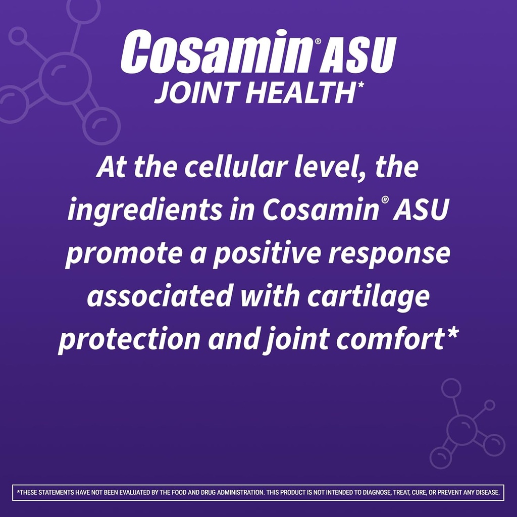 Nutramax Laboratories Cosamin® ASU Joint Health Supplement with Glucosamine, Chondroitin & ASU for Men’s & Women's Joint Health, 150 Capsules 5
