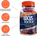 Focus Factor Nootropic Gummies - Memory Supplement for Brain, Phosphatidylserine, Bacopa, Huperzine A - 60 Count (3 Pack) 5
