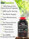 Tart Cherry Capsules (2400 MG - 120 Count) | from Montmorency Cherry Extract | Provides Antioxidants, Anthocyanins, & Phytonutrients | Tart Cherry for Sleep and More! | Non-GMO, Made in The USA! 5