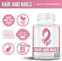 OPTML Hair and Nail Vitamins for Hair Growth and Thickness, Biotin-Infused Hair Pills, Hair Vitamins for Faster Hair Growth and Healthy Nails, for Women and Men, 60 Capsules 4