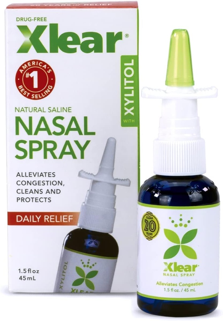 Xlear Natural Nasal Spray with Xylitol, 1.5 fl oz (Pack of 1) 2