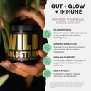 Colostrum Supplement - Grass Fed Pure Bovine Colostrum Powder - 2000mg & 400mg IgG (calostro bovino) - Gut, Immunity, Skin, Hair Support - Sugar Free, Natural Cacao Flavour, 30 Servings 4