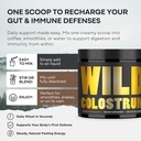 Colostrum Supplement - Grass Fed Pure Bovine Colostrum Powder - 2000mg & 400mg IgG (calostro bovino) - Gut, Immunity, Skin, Hair Support - Sugar Free, Natural Cacao Flavour, 30 Servings 5