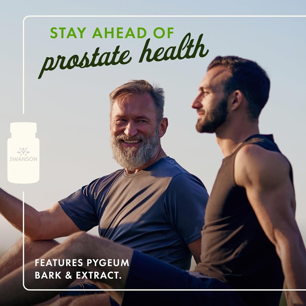 Swanson Pygeum - Herbal Supplement Promoting Male Prostate Health, Bladder, and Urinary Tract Health Support - Mens Health Supplement - (100 Capsules, 125mg Each) 4 Pack 3