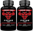 Prime Labs Testosterone Supplement for Men (2-Pack) - Stamina, Endurance, Energy, & Strength - Men's Testosterone Booster & Workout Supplement - 120 Caplets 2