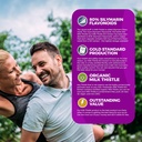 FineLand Milk Thistle Pills 50:1 Extract – 120 Vegan Capsules - 20,000 mg Strenght with 80% Silymarin Flavonoids – Liver & Antioxidant Support | 50X Concentrated Seed Extract - Non-GMO, Made in USA 5