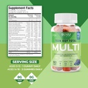 SUKU Teen Boy Multivitamin Gummies – Vitamins A, B12, C, D3, E, Zinc & Biotin – Sugar-Free Vegetarian Supplement for Energy, Growth, Immune & Bone Health – Grape Flavor – 60 Count 5