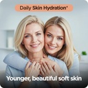 Pure Hyaluronic Acid Supplement 250mg with Vitamin C 50mg, 120 Vegan Capsules - Skin Hydration for Natural Glow, Hair, Nails, Bone & Joint Health Formula 3