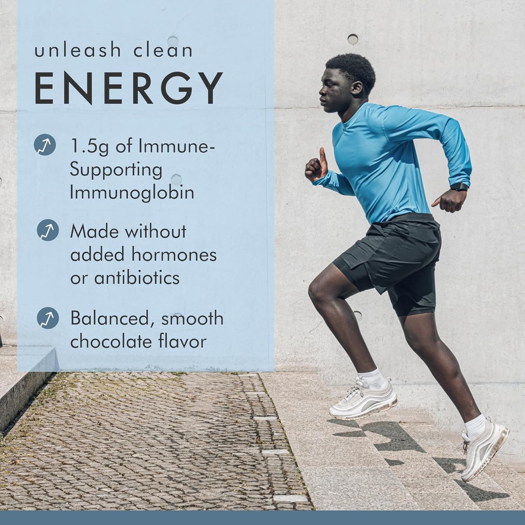 Dr. Mercola Pure Power Organic Whey Protein - 20 g Protein - Supports Muscle Growth & Energy - Grass-Fed Whey Concentrate - 15 Servings (20.60 oz) - Chocolate 6