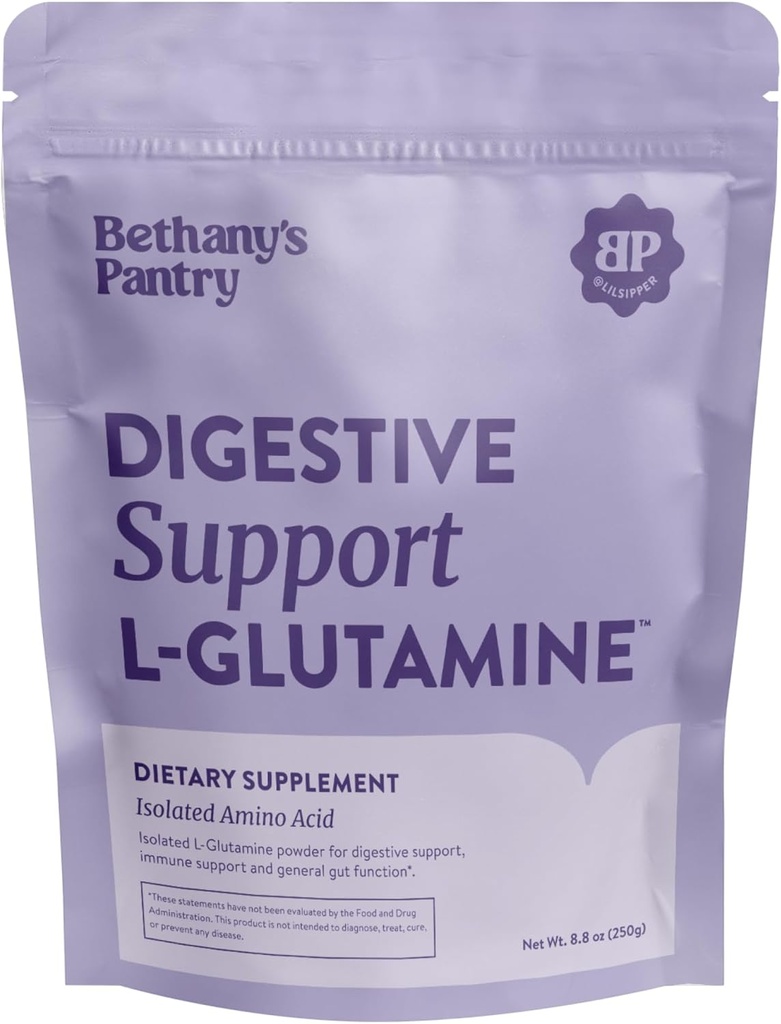 Nuzest Bethany’s Pantry – Digestive Support L-Glutamine Powder – Amino Acid Dietary Supplement - Gut and Immune Health 8.8 oz (50 Servings) 2