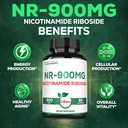 Satoomi NAD Supplement with Liposomal Nicotinamide Riboside - Cellular Energy & Repair, Vitality, Healthy Aging - 60 Capsules for 30 Days 6