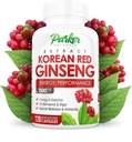 Parker Naturals Korean Red Ginseng Extract, 1300mg Extract with Ginger Root and Black Pepper, 20% Ginsenosides Red Panax Ginseng Supplement, 120 Caps 2
