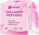 OMOGS Collagen Peptides Powder, with Prebiotics & Cranberry Extract -Hydrolyzed Collagen Peptides Support Hair, Skin, Nail, Bone & Digestive Health, Grass Fed, Non-GMO, for Women & Men 2