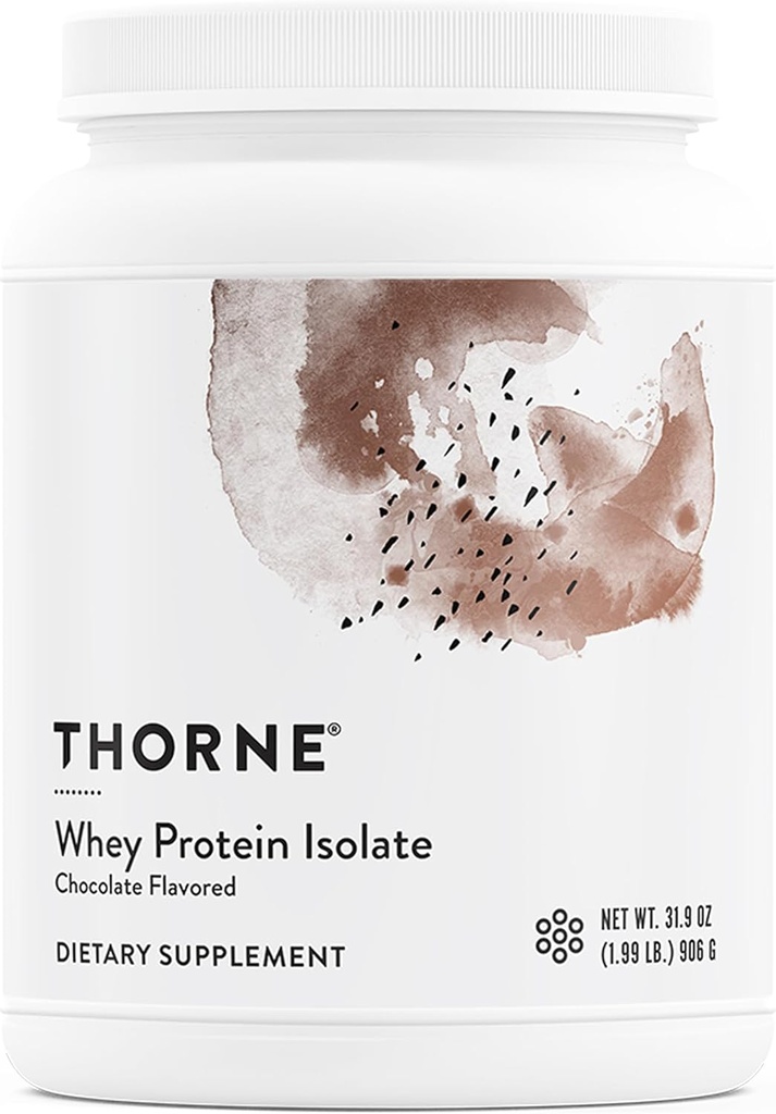 THORNE - Whey Protein Isolate - 21 Grams of Easy-to-Digest Whey Protein Powder - NSF Certified for Sport - Chocolate - 31.9 Ounces - 30 Servings 2