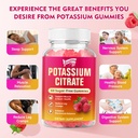 Potassium Citrate Gummies 1000mg, Potassium Supplement for Adults Women & Men, Support Leg Cramps & Muscle Health, 60 Count 5