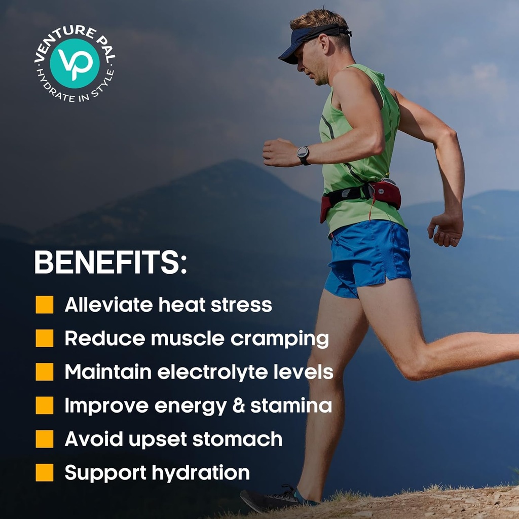 Venture Pal Sugar Free Electrolyte Powder Packets & Chewable Fast-Melt Electrolyte Tablets, Sport Electrolyte for Running Hiking Cycling Sports Nutrition… 5
