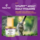 NaturVet VitaPet Adult Daily Vitamins Plus Omegas for Cats, 60 ct Soft Chews, Made in The USA with Globally Source Ingredients 5