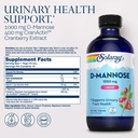 SOLARAY D-Mannose 1000 mg Liquid Formula with CranActin Cranberry Extract - D Mannose Cranberry Supplement with Vitamin C - Supports Urinary Tract Health - 60-Day Guarantee, 16 Serving, 8 FL OZ 3