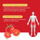 Lycopene Supplement 100mg, Natural Tomato Extract with Reishi Mushroom 200mg, Mushroom Capsule for Immune Health, Gluten-Free, Non-GMO, Vegan, 60 Rapid Release Capsules 4