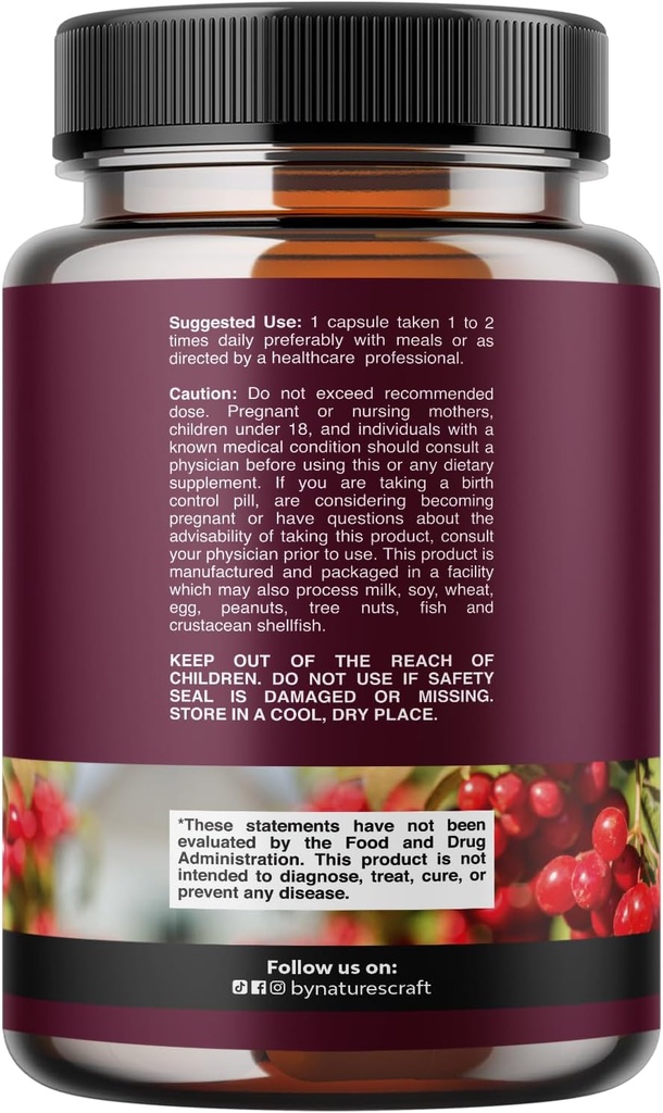 Advanced Kidney Support Supplement - Kidney Cleanse Detox & Repair Cranberry Extract Capsules with Uva Ursi, Stinging Nettle & Astragalus for Kidney health - Urinary Tract Health - 120 Caps 3