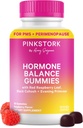 Pink Stork Hormone Balance Gummies for Women – PMS, Menopause & Estrogen Support – Mood, Bloating, Hot Flashes & Energy – Red Raspberry Leaf, Black Cohosh, Primrose – 60 Vegan Gummies 2
