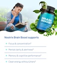 Nootrix Brain Boost Nootropic Supplement | Supports Memory, Mental Focus, Cognitive Health & Energy | Promotes Healthy Mood & Brain Function | Ginkgo Biloba & DMAE | 180 Capsules 4