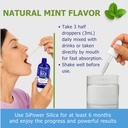 SiPower Silica Vegan Collagen, Supplement Drops-Liquid Mineral Orthosilicic Acid (CH-OSA) + Fulvic Acid. Natural Collagen Booster for Joints, Bones, Hair, Skin, Nails, Immune & Digestive Health-4oz 5