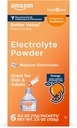 Basic Care Electrolyte Powder Packets for Kids & Adults, Orange Flavor, 6 Count (Pack of 1) 2