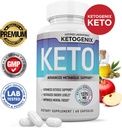 (2 Pack) Ketogenix Keto Pills 1275MG New & Improved Formula Contains Apple Cider Vinegar Extra Virgin Olive Oil Powder Green Tea Leaf 120 Capsules 3