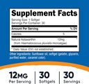 Nutricost Astaxanthin 12mg, 30 Softgels - Non-GMO and Gluten Free 3