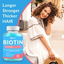 Sugar-Free Biotin Gummies, Biotin and Collagen Gummies with Keratin, Hyaluronic Acid for Women & Men | Hair Growth, Glowing Skin & Strong Nails | Vitamin B7 Supplement, Non-GMO, Chewable 6