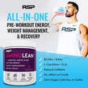 RSP NUTRITION AminoLean Pre Workout Energy (Fruit Punch 30 Servings) with TrueFit Protein Powder (Chocolate 2 LB) 5