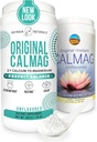 High Absorption 2:1 CalMag Calcium Magnesium Citrate Supplement, Calcium Gluconate Powder, Supports Stress Relief, Sleep & Bone Strength Mineral Drink, Unflavored 16.5 oz (Pack of 1) 2