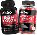 Colon Cleanser Detox & ACV Apple Cider Vinegar Gummies - 15 Day Colon Cleanse Pills Poop Flush & ACV Gummies Supplements - Bowel Movement Supplements for Intestinal Stomach Bloating Gut Support 2