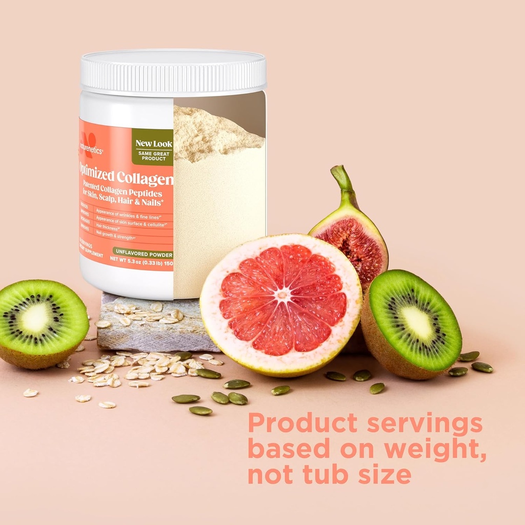 Naturenetics Hair, Skin & Nails Collagen Peptides – Supports Skin Hydration & Hair Strength – Bioavailable Hydrolyzed Collagen – Unflavored, Easy to Mix – Paleo & Keto-Friendly – 60 Servings* 6